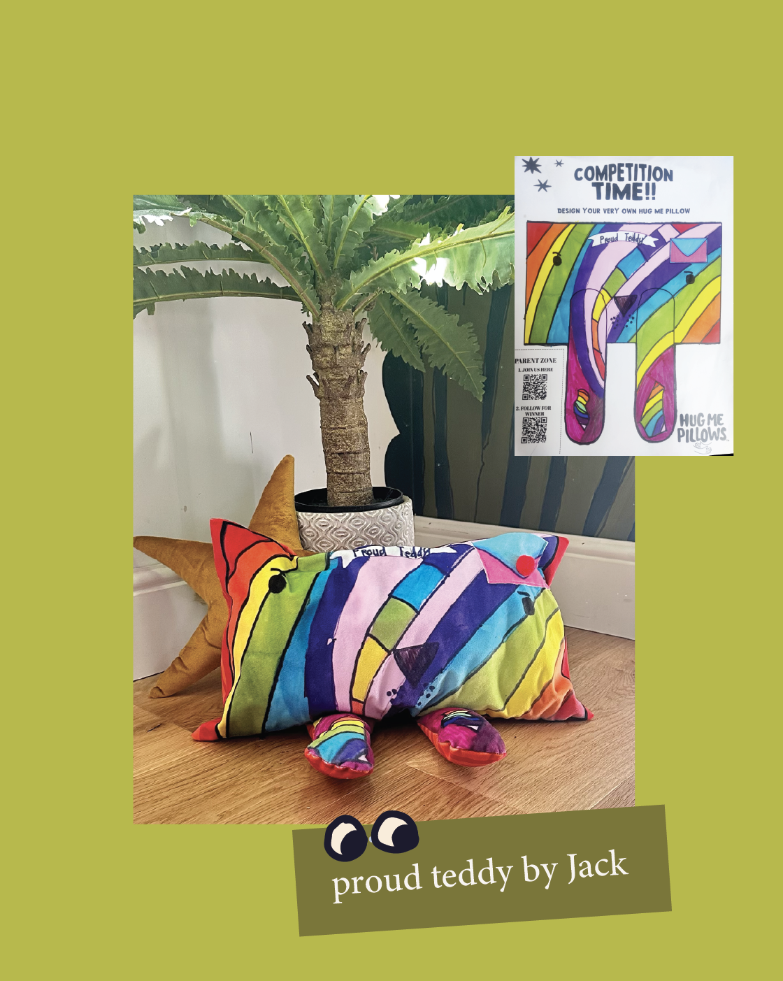 "Proud Teddy" by Polly's son age 7