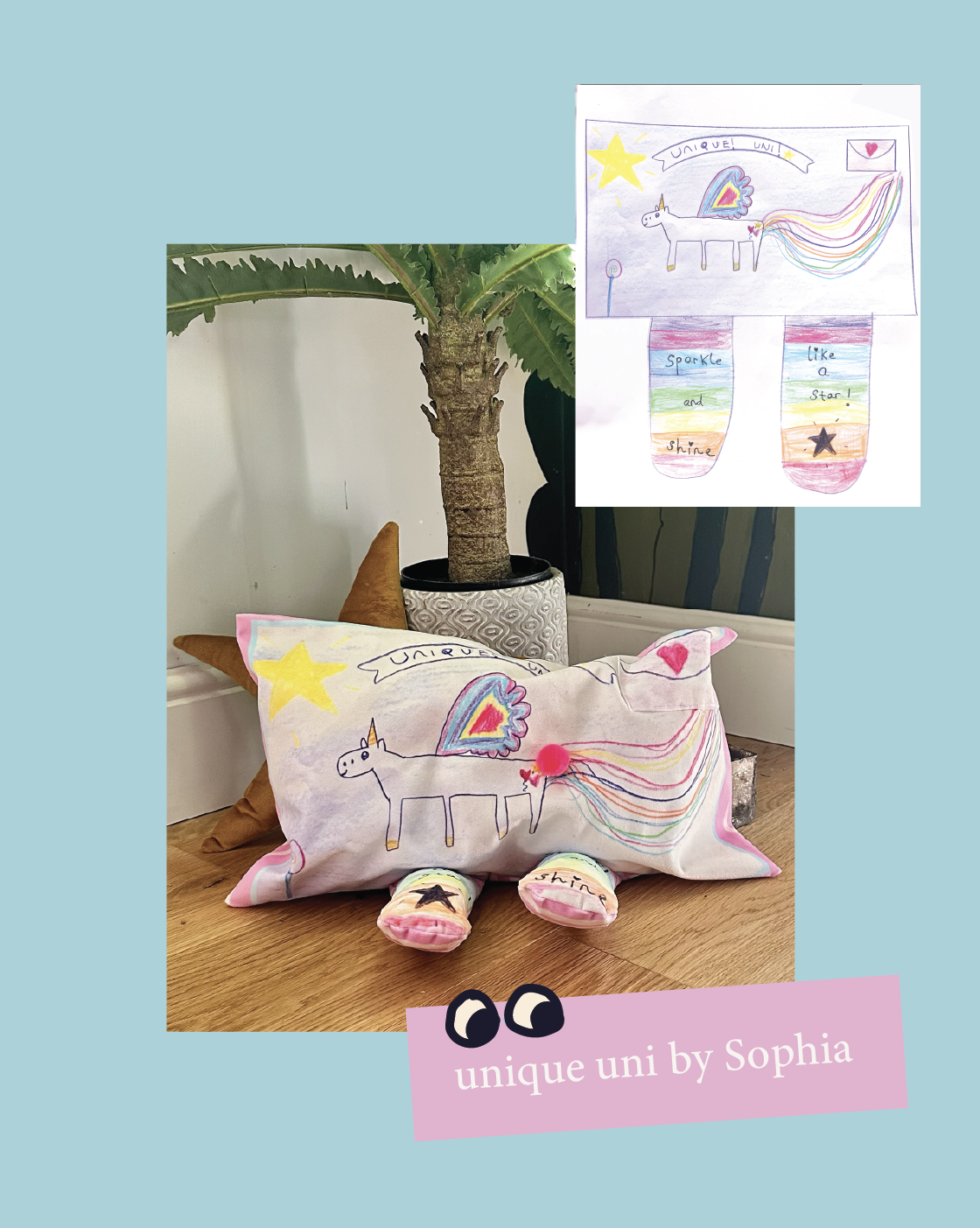 "Unique Uni" by Sofia age 6.