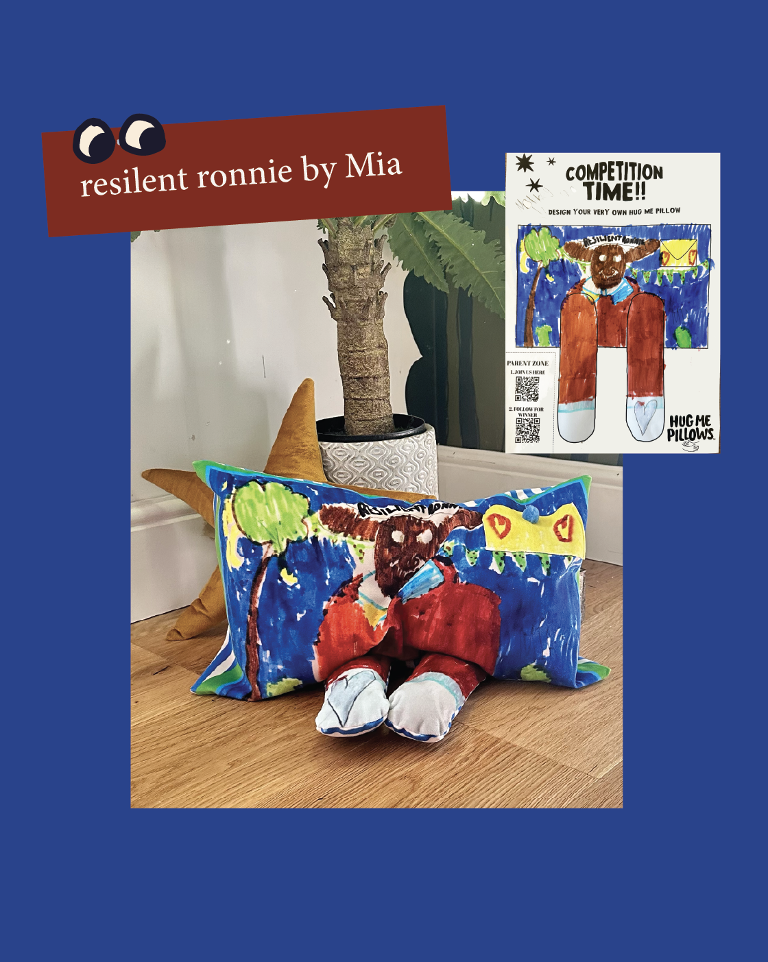 "Resilient Ronnie" the monkey by Mia