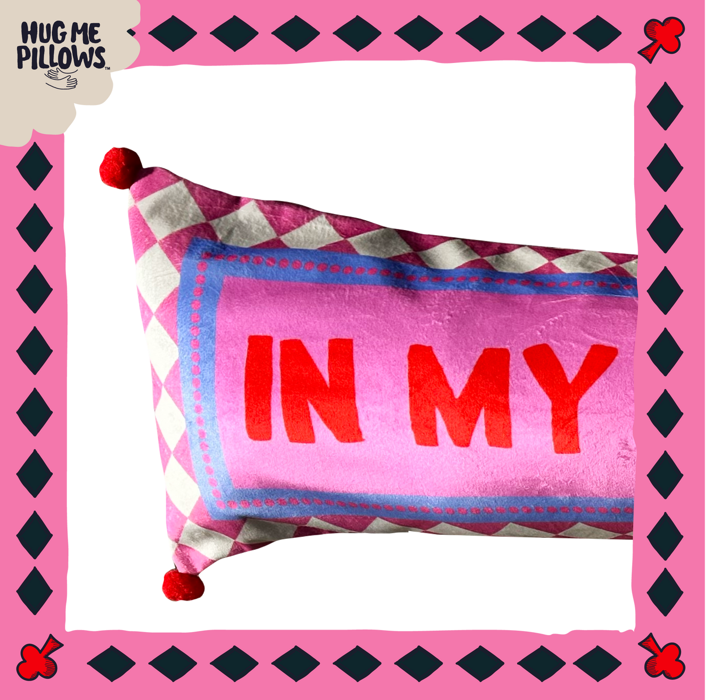 "In My Fairytale Era" By Charlie customisable BIG bolster pillow.