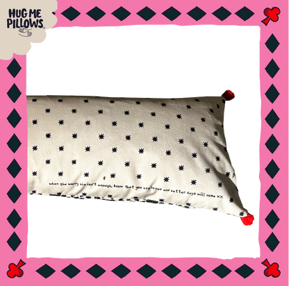 "In My Fairytale Era" By Charlie customisable BIG bolster pillow.