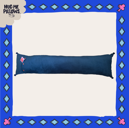 Luxury "MY HAPPY PLACE" Bolster Pillow | Extra Large UK-Made Cushion for Sofas & Beds