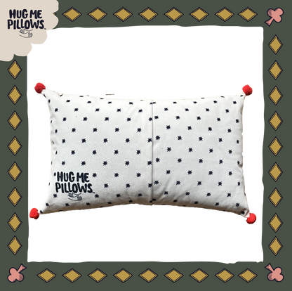 SERVICE CHARGE NOT INCLUDED pillowcase and insert.