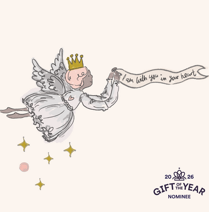 Letters to Heaven Pillow. Supporting little ones through Bereavement. Softly weighted wings.
