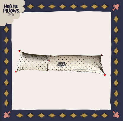 "Reserved for the Queen" BIG bolster pillow.