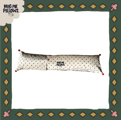 "Reserved for the Queen" BIG bolster pillow.