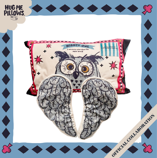 NEW "Nighty Owl" pillow with a purpose.