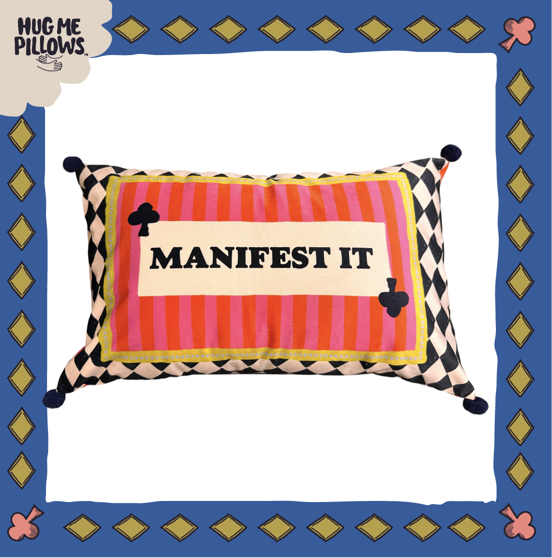 "Manifest it" pillow.