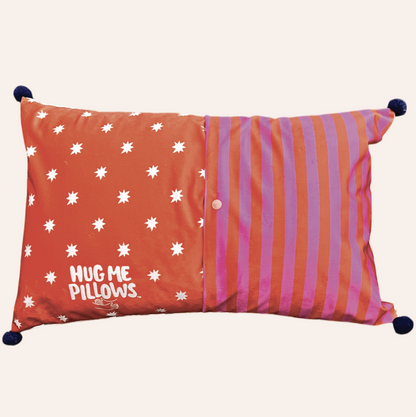 'HAPPY HOUR' pillowcase and insert.