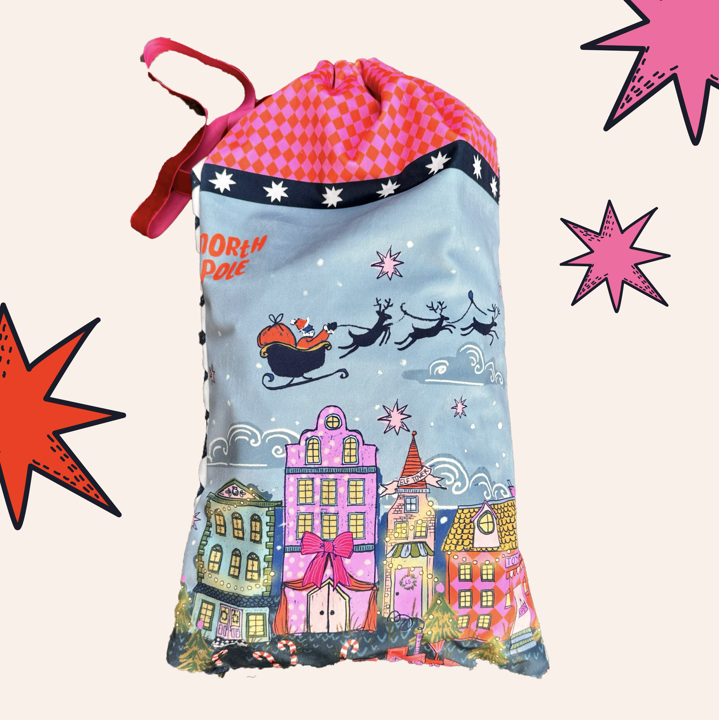 "Letters to Santa" Christmas stocking