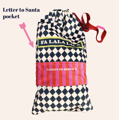 "Letters to Santa" Christmas stocking