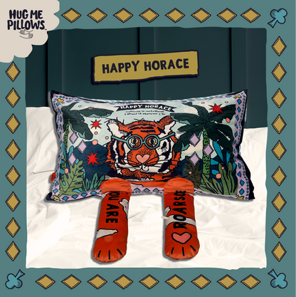 Happy Horace pillowcase.