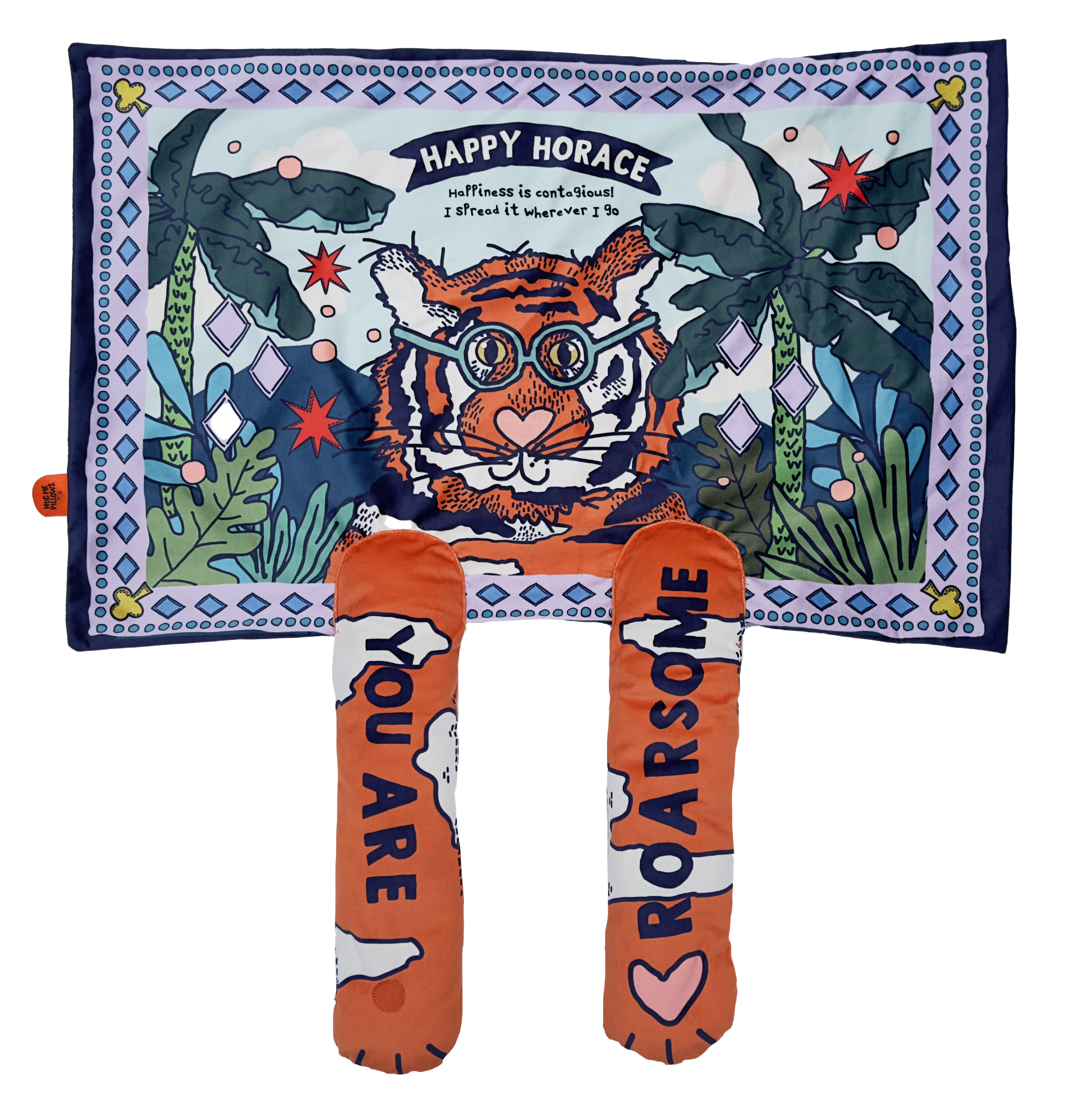 Happy Horace pillowcase.