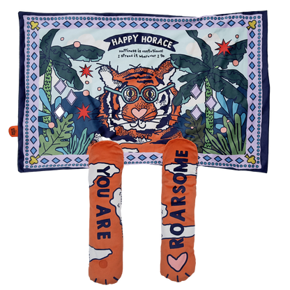 Happy Horace pillowcase.