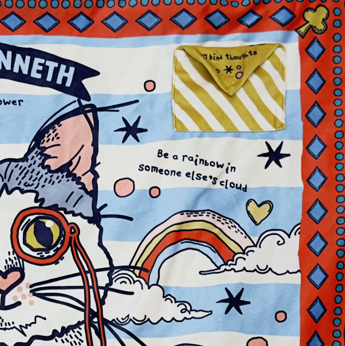 Kind Kenneth pillowcase.