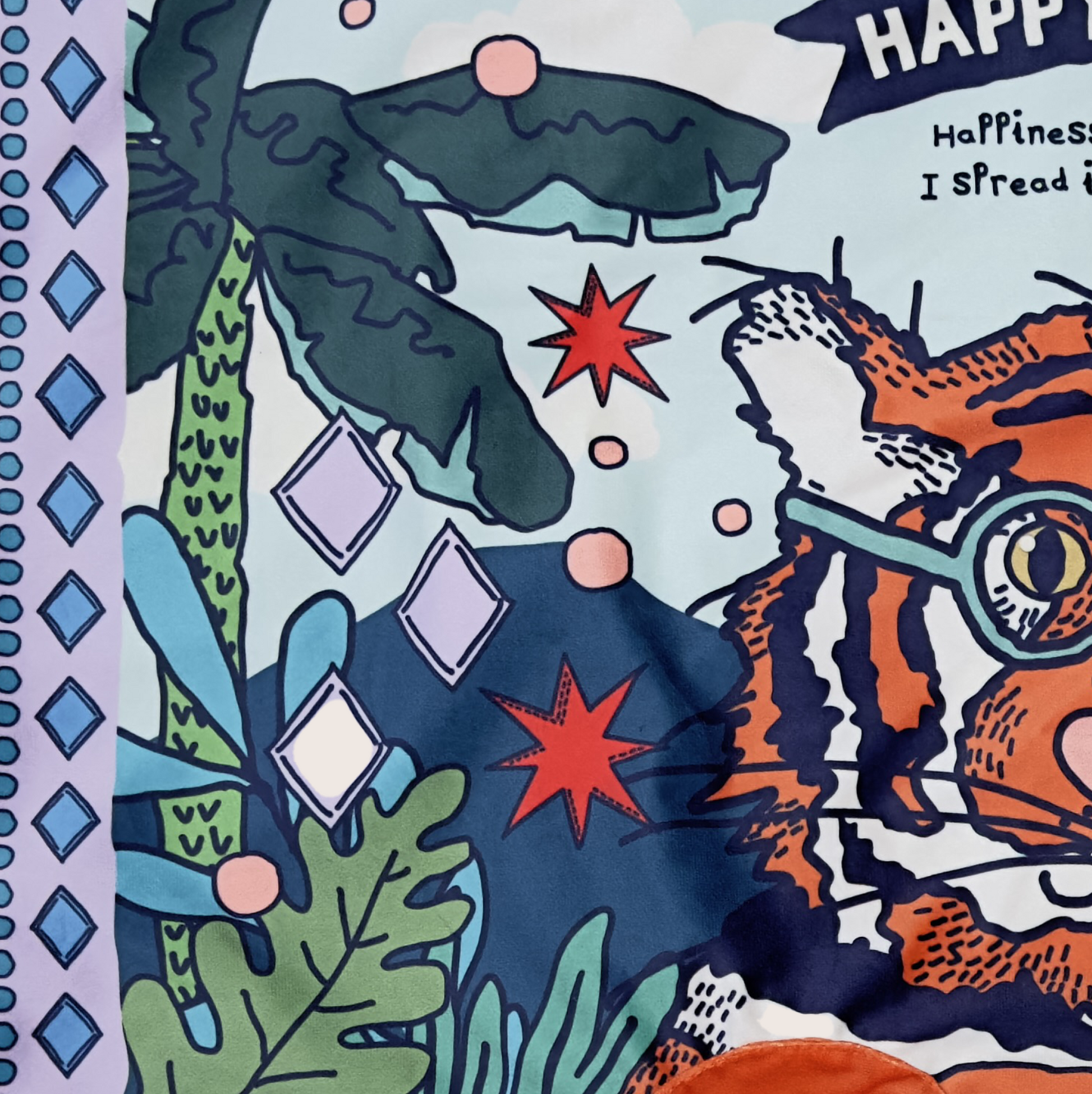 Happy Horace pillowcase.