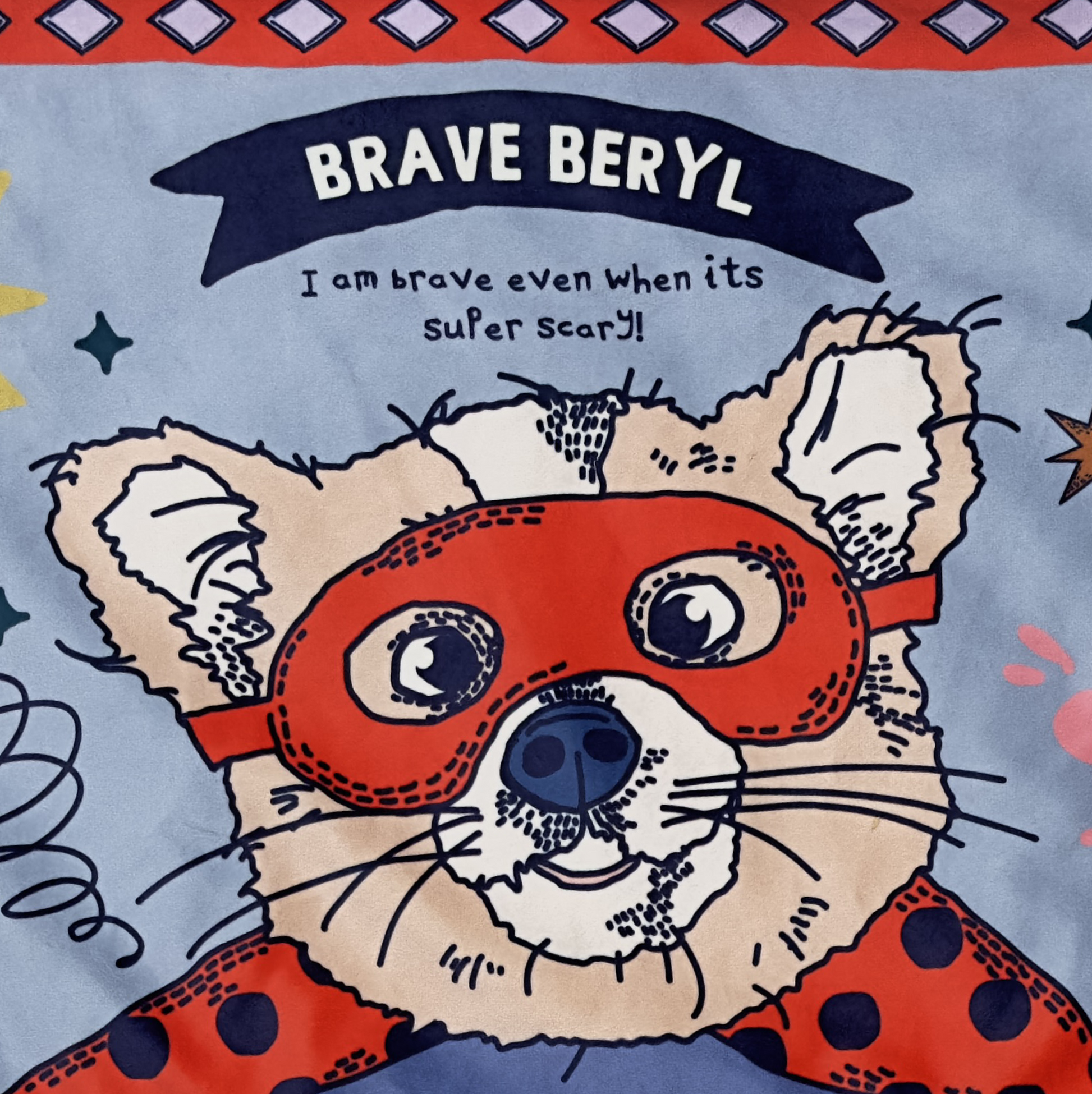 Brave Beryl pillowcase.