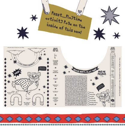 Brave Beryl pillowcase.