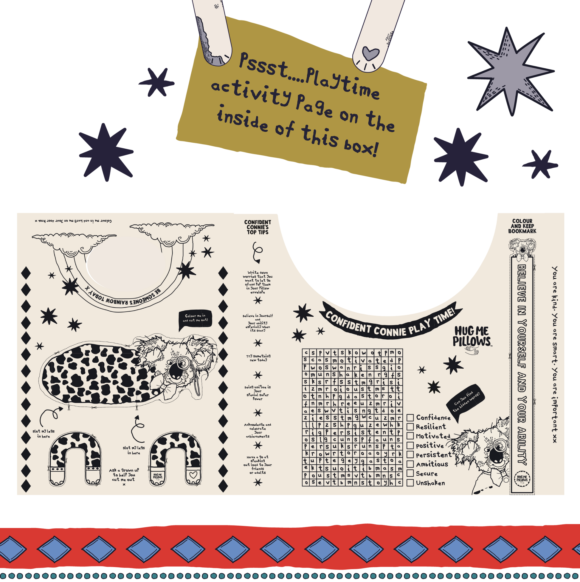 Confident Connie pillowcase.