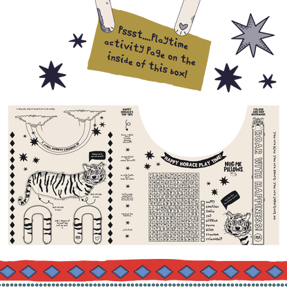 Happy Horace pillowcase.