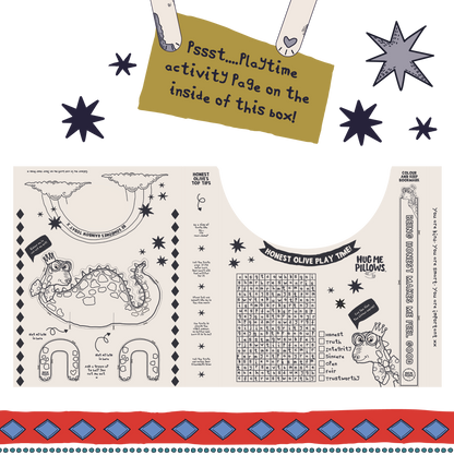 Honest Olive pillowcase.