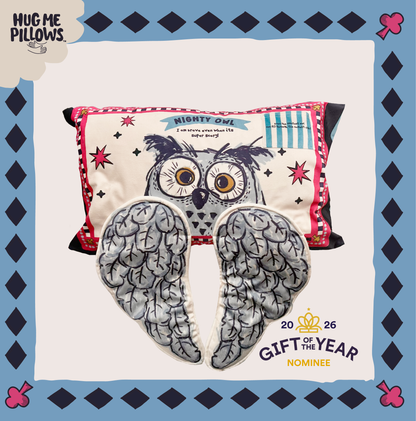 Nighty Owl Pillow – our cozy, Mindful Gift with a Purpose
