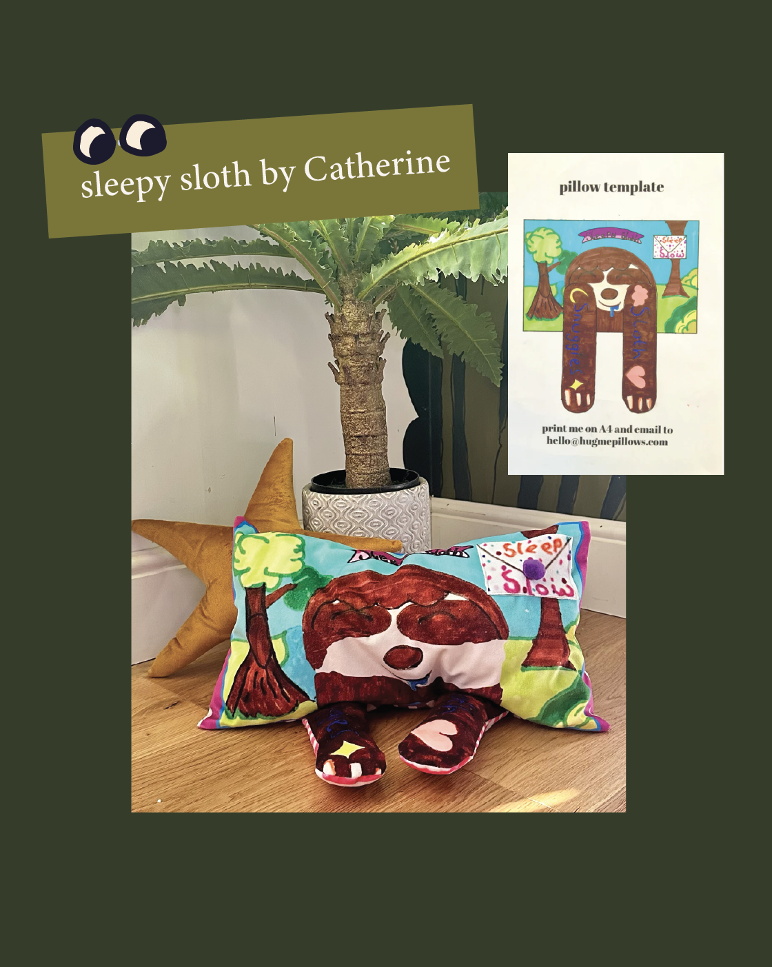 "Sleepy sloth" by Catherine.